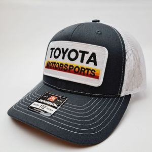 Toyota Motorsports Retro Vintage Style Patch Trucker Richardson 112 Hat Racing